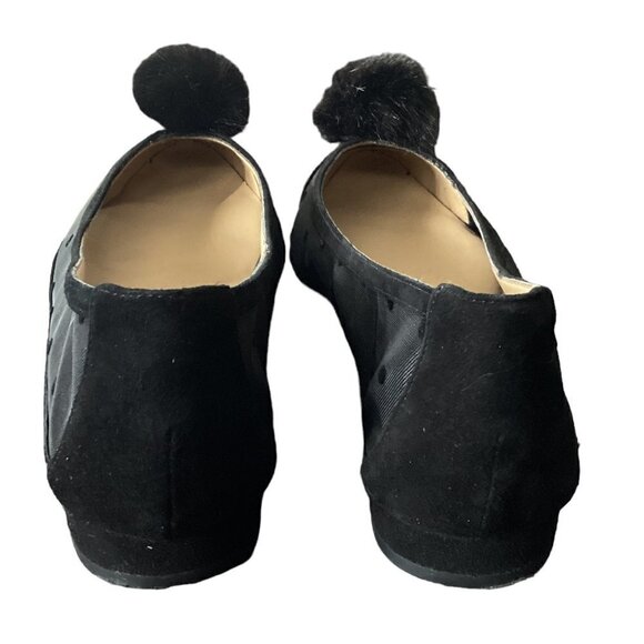 Talbots Black Edison Pom Ladies Flats 6.5W #183B - Picture 10 of 12